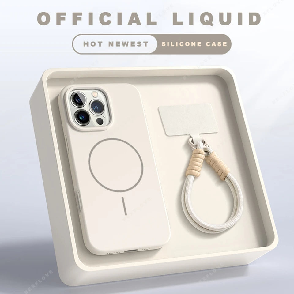 MagSafe Phone Case with Lanyard Strap